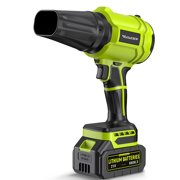 21V cordless air blower in green