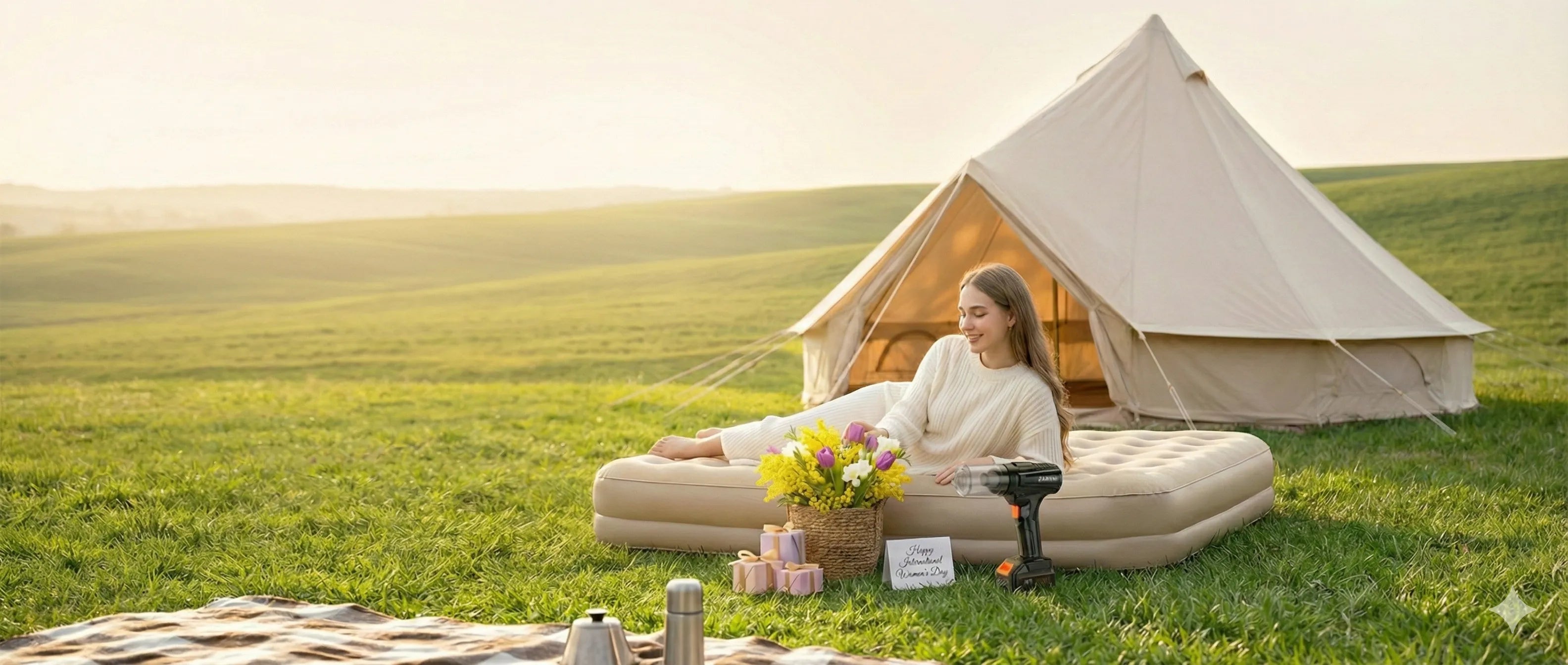 Women's Day glamping gift: Zarimi 6-in-1 cordless car vacuum.