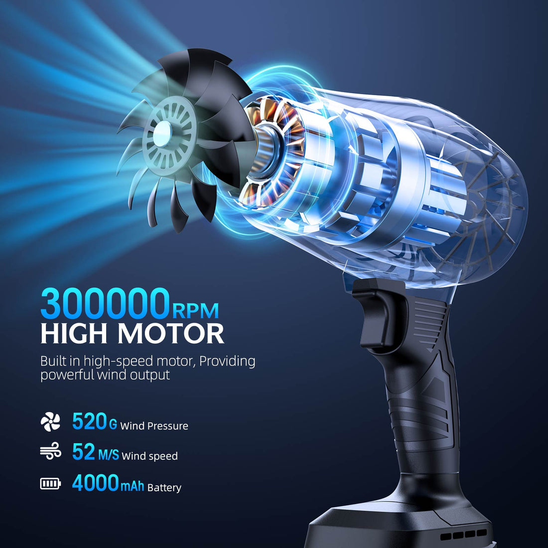 YUQUESEN RL-001 Cordless Leaf Blower