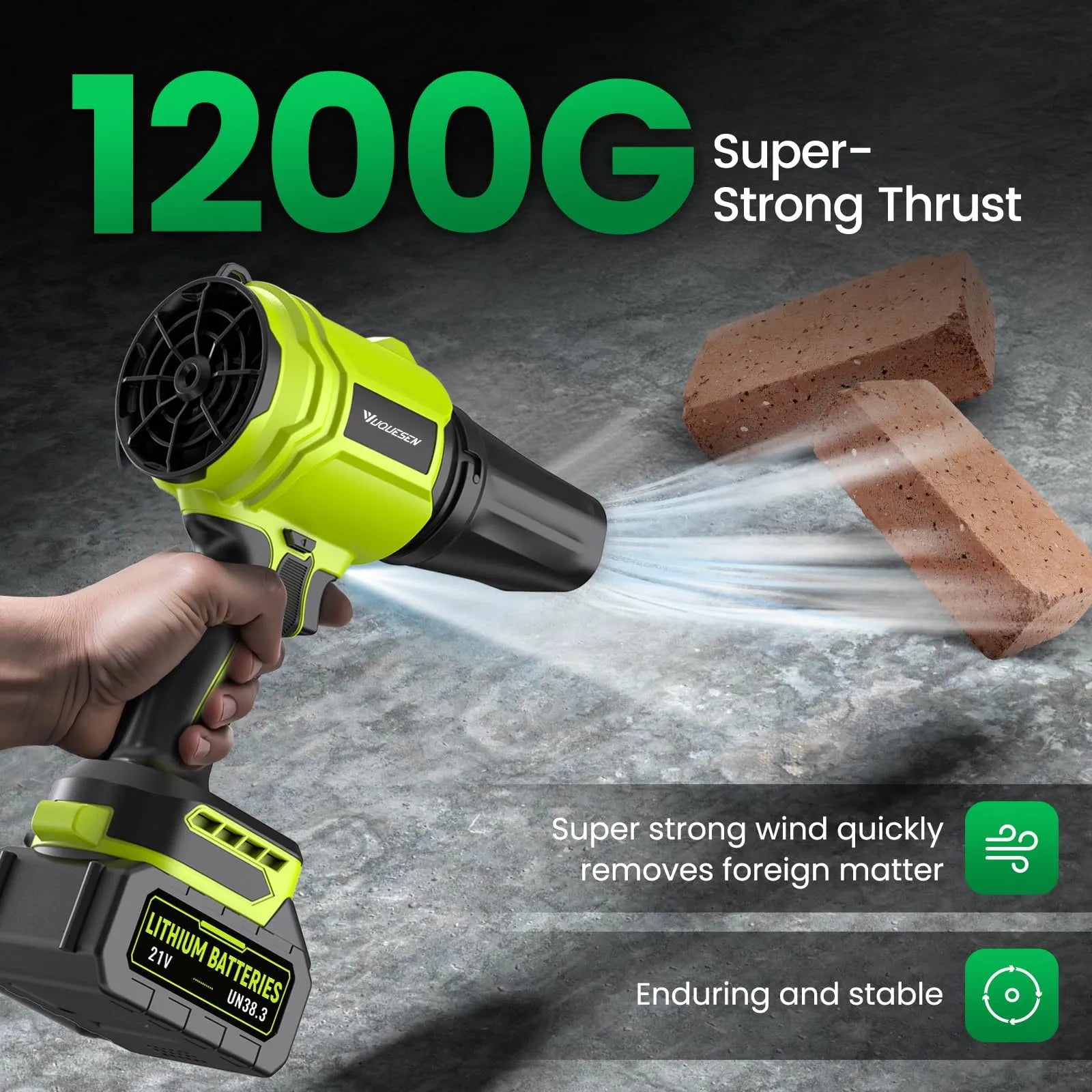 980,000 RPM Cordless Leaf Blower