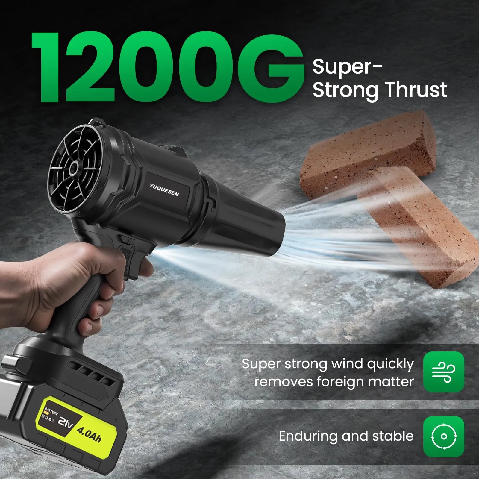 980,000 RPM Cordless Leaf Blower