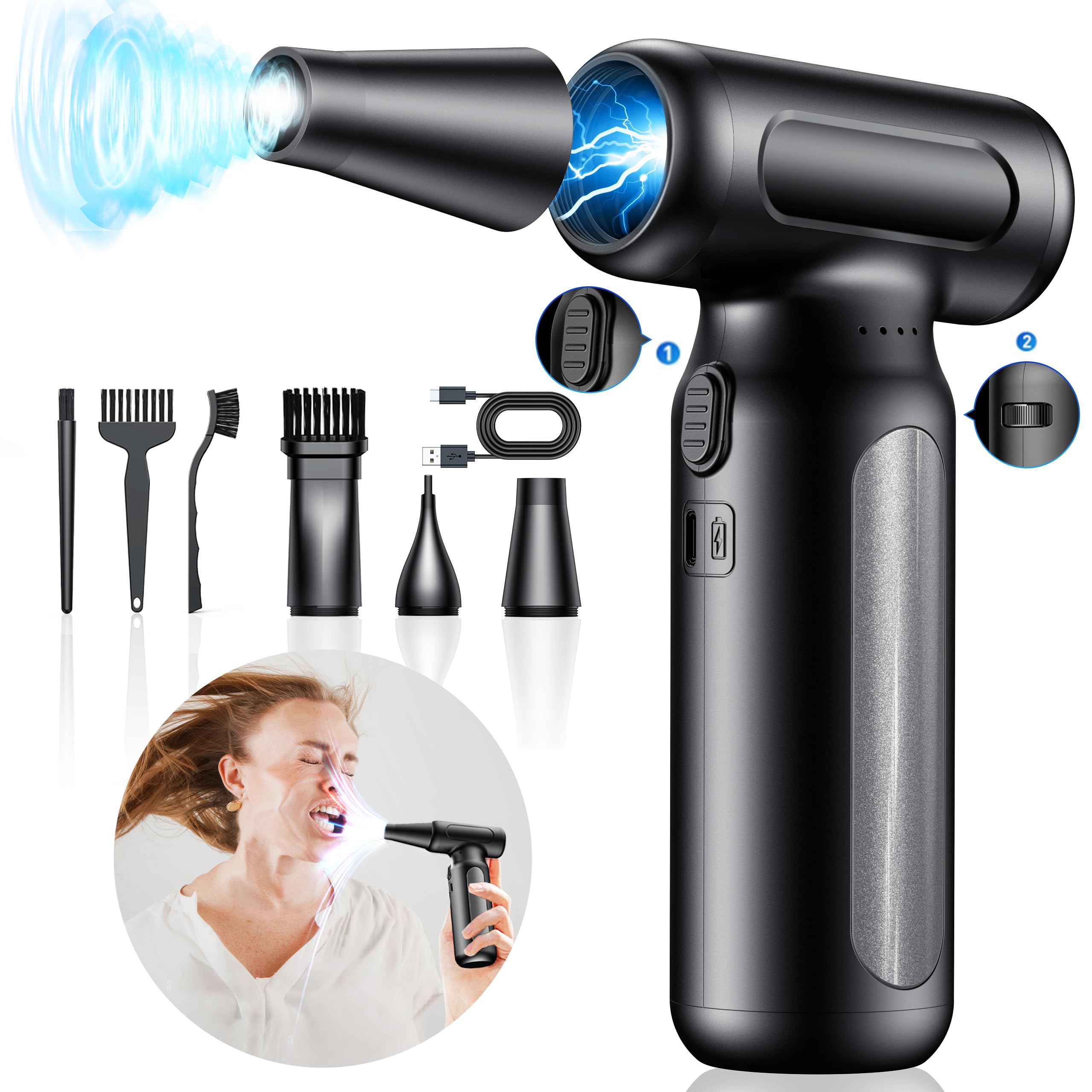 TRANSWARRIOR Electric Compressed Air Duste