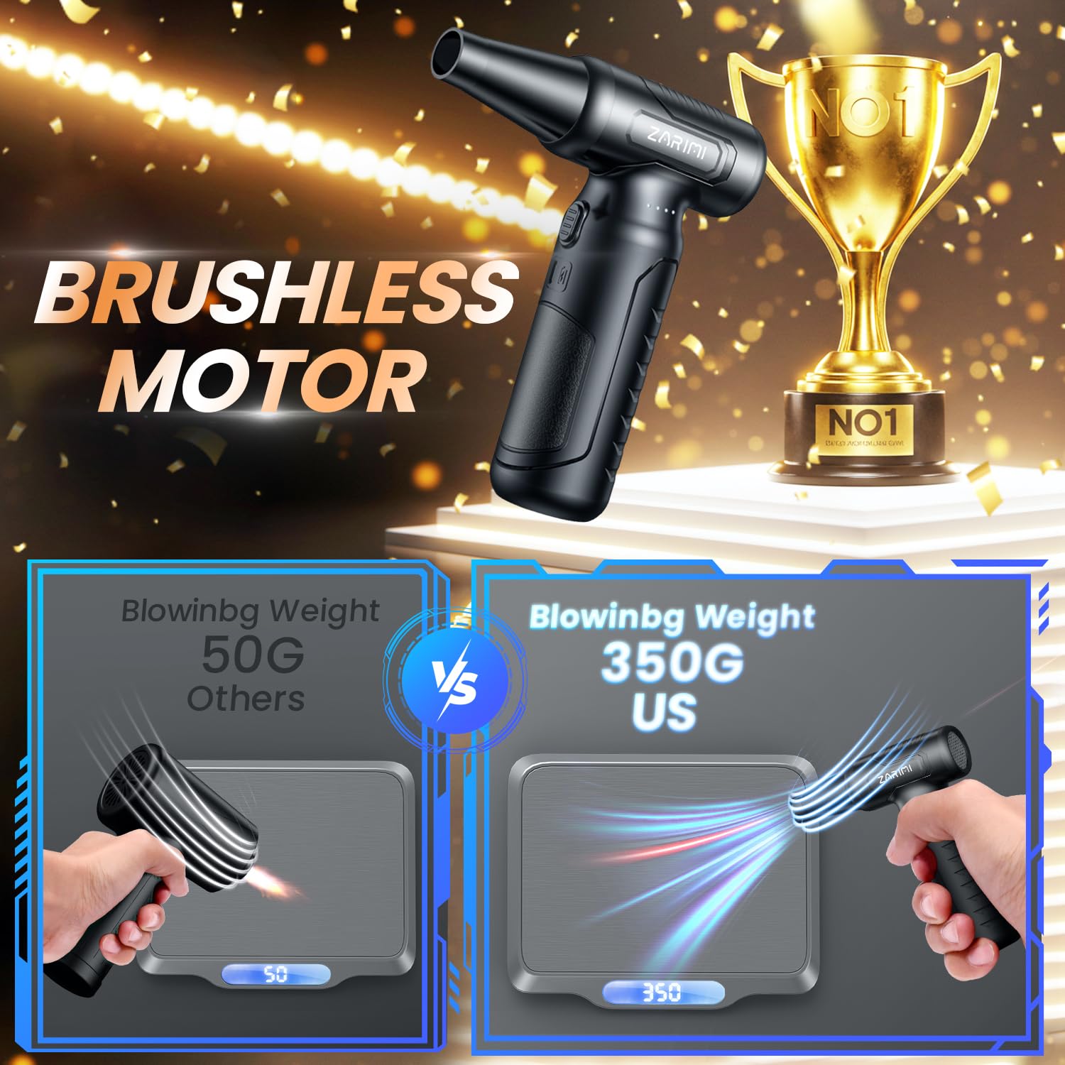 ZARIMI Electric Air Duster - 33,0000 RPM