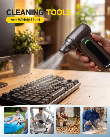 high-speed 170,000 RPM cordless for tight spaces keyboard cleaning